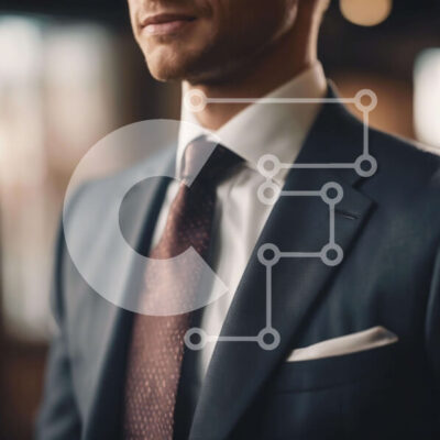 Intra Συλλεκτικό Ξύλινο Παζλ Plywood  4mm - Άνδρας με κοστούμι και γραβάτα Σε Ξύλινο Κουτί - Διαστάσεις Puzzle: 10x10 cm – 25 κομμάτια - Image 1