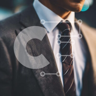 Intra Συλλεκτικό Ξύλινο Παζλ Plywood  4mm - Close-up πορτρέτο ενός ενήλικα άνδρα με κοστούμι και γραβάτα Σε Ξύλινο Κουτί - Διαστάσεις Puzzle: 10x10 cm – 25 κομμάτια - Image 1