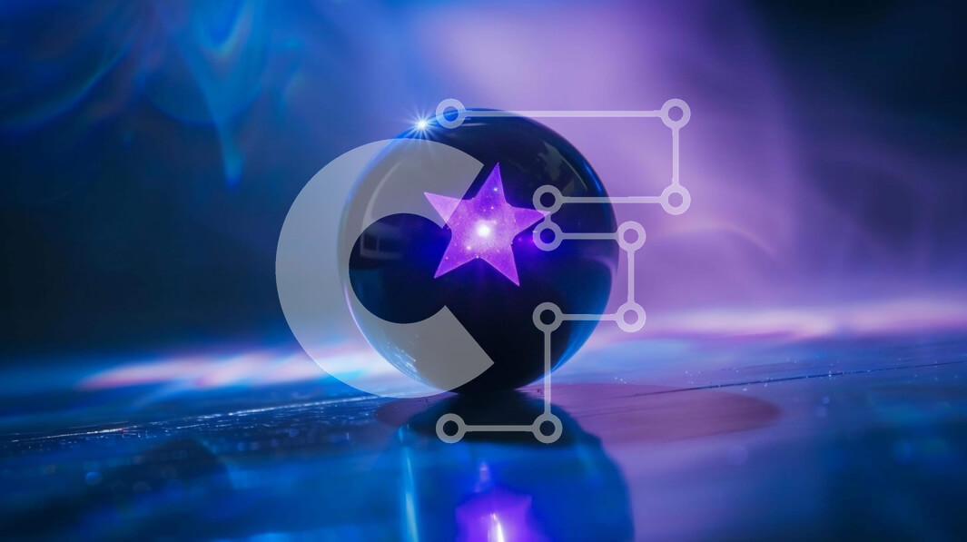 Intra Συλλεκτικό Ξύλινο Παζλ Plywood  4mm - Μωβ αντικείμενο σε σχήμα αστεριού σε μπλε φόντο Σε Ξύλινο Κουτί - Διαστάσεις Puzzle: 10x10 cm – 25 κομμάτια