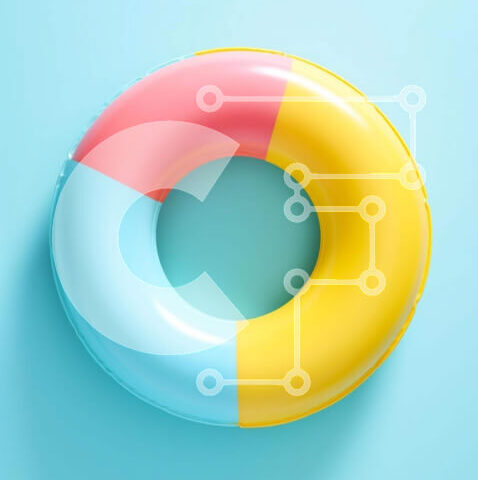 Intra Συλλεκτικό Ξύλινο Παζλ Plywood  4mm - Φουσκωτό σωσίβιο με αναπαράσταση ηλιακού συστήματος Σε Ξύλινο Κουτί - Διαστάσεις: 10x10 cm – 25 κομμάτια - Image 1