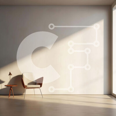 Intra Συλλεκτικό Ξύλινο Παζλ Plywood 4mm - Κενό δωμάτιο με καρέκλα, τραπέζι και λάμπα Σε Ξύλινο Κουτί - Διαστάσεις Puzzle: 10x10 cm – 25 κομμάτια - Image 1