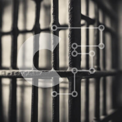 Intra Συλλεκτικό Ξύλινο Παζλ Plywood  4mm - Σιδερένιο συρματόπλεγμα σε μια φυλακή Σε Ξύλινο Κουτί - Διαστάσεις: 10x10 cm – 25 κομμάτια - Image 1