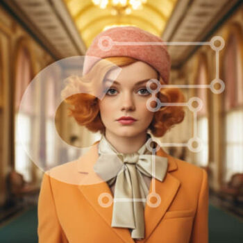 Intra Συλλεκτικό Ξύλινο Παζλ Plywood  4mm - Μοντέρνα νεαρή γυναίκα σε κομψό εσωτερικό Σε Ξύλινο Κουτί - Διαστάσεις Puzzle: 10x10 cm – 25 κομμάτια - Image 1