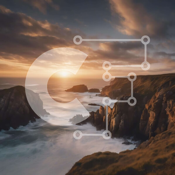 Intra Συλλεκτικό Ξύλινο Παζλ Plywood  4mm - Όμορφο ηλιοβασίλεμα πάνω από τον ωκεανό με τα κύματα και τις βάρκες Σε Ξύλινο Κουτί - Διαστάσεις: 10x10 cm – 25 κομμάτια