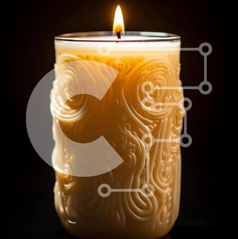 Intra Συλλεκτικό Ξύλινο Παζλ Plywood  4mm - Κερί από λευκό κερί περίτεχνα σκαλισμένο Σε Ξύλινο Κουτί - Διαστάσεις Puzzle: 10x10 cm – 25 κομμάτια - Image 1