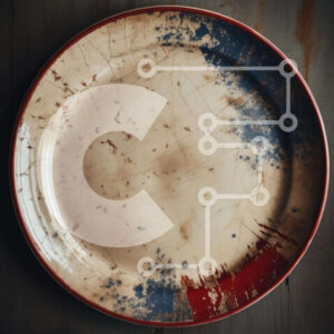 Intra Συλλεκτικό Ξύλινο Παζλ Plywood  4mm - Σκουριασμένο διακοσμητικό πιάτο σε ξύλινο τραπέζι Σε Ξύλινο Κουτί - Διαστάσεις: 10x10 cm – 25 κομμάτια