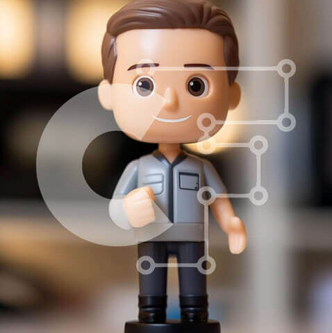 Intra Συλλεκτικό Ξύλινο Παζλ Plywood 4mm - Παιχνίδι ειδώλιο ποζάρει στο τραπέζι Σε Ξύλινο Κουτί - Διαστάσεις: 10x10 cm – 25 κομμάτια - Image 1