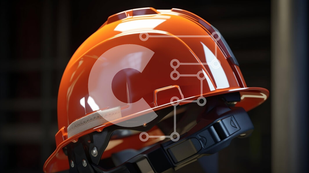 Intra Συλλεκτικό Ξύλινο Παζλ Plywood  4mm - Πορτοκαλί σκληρό καπέλο σε μεταλλική βάση Σε Ξύλινο Κουτί - Διαστάσεις: 10x10 cm – 25 κομμάτια