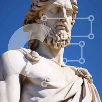 Intra Συλλεκτικό Ξύλινο Παζλ Plywood  4mm - Άγαλμα του Δία στη Ρώμη, Ιταλία Σε Ξύλινο Κουτί - Διαστάσεις Puzzle: 10x10 cm – 25 κομμάτια - Image 1