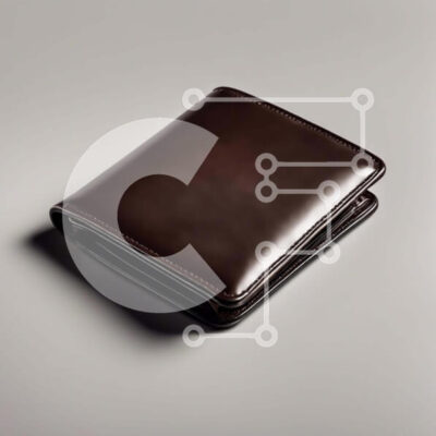 Intra Συλλεκτικό Ξύλινο Παζλ Plywood  4mm - Κομψό καφέ δερμάτινο πορτοφόλι Σε Ξύλινο Κουτί - Διαστάσεις: 10x10 cm – 25 κομμάτια - Image 1