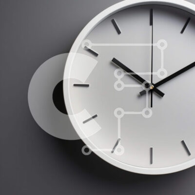 Intra Συλλεκτικό Ξύλινο Παζλ Plywood 4mm - Λευκό ρολόι τοίχου γύρω στις 3:00 μ.μ Σε Ξύλινο Κουτί - Διαστάσεις: 10x10 cm – 25 κομμάτια - Image 1