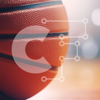 Intra Συλλεκτικό Ξύλινο Παζλ Plywood  4mm - Μπάλα μπάσκετ στο γήπεδο Σε Ξύλινο Κουτί - Διαστάσεις Puzzle: 10x10 cm – 25 κομμάτια - Image 1