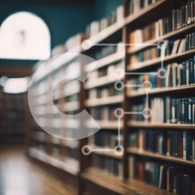 Intra Συλλεκτικό Ξύλινο Παζλ Plywood  4mm - Άδεια βιβλιοθήκη με σειρές από ράφια Σε Ξύλινο Κουτί - Διαστάσεις Puzzle: 10x10 cm – 25 κομμάτια - Image 1