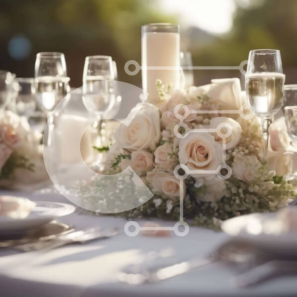 Intra Συλλεκτικό Ξύλινο Παζλ Plywood  4mm - Κομψό τραπέζι για μια ρομαντική βραδιά Σε Ξύλινο Κουτί - Διαστάσεις: 10x10 cm – 25 κομμάτια