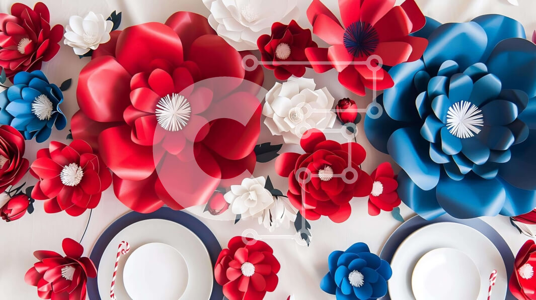 Intra Συλλεκτικό Ξύλινο Παζλ Plywood  4mm - Επιτραπέζια διακόσμηση με χάρτινα λουλούδια Σε Ξύλινο Κουτί - Διαστάσεις Puzzle: 10x10 cm – 25 κομμάτια