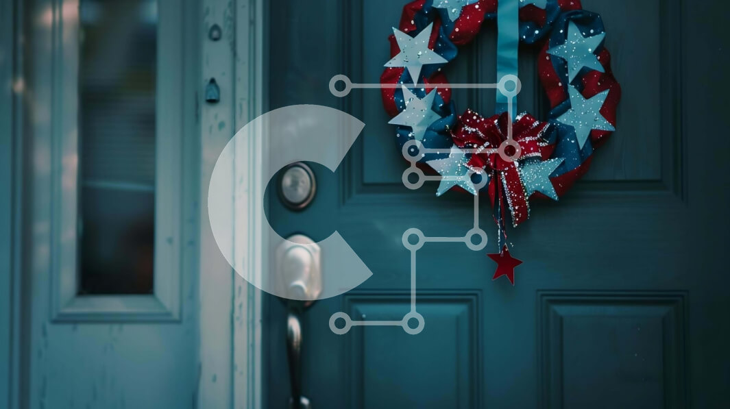 Intra Συλλεκτικό Ξύλινο Παζλ Plywood  4mm - Πατριωτικό στεφάνι Σε Ξύλινο Κουτί - Διαστάσεις: 10x10 cm – 25 κομμάτια