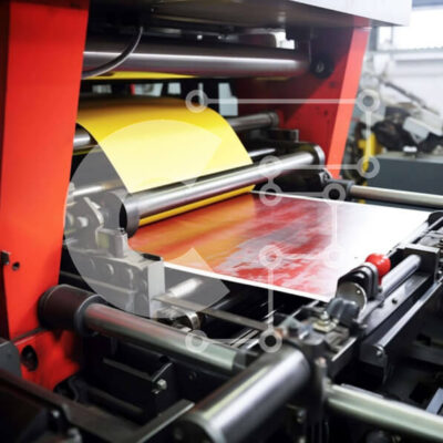 Intra Συλλεκτικό Ξύλινο Παζλ Plywood  4mm - Εκτυπωτική μηχανή σε δράση Σε Ξύλινο Κουτί - Διαστάσεις Puzzle: 10x10 cm – 25 κομμάτια - Image 1