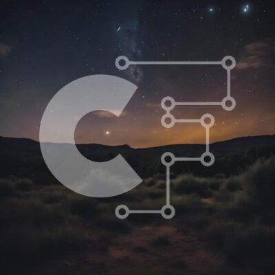 Intra Συλλεκτικό Ξύλινο Παζλ Plywood 4mm - Νυχτερινός ουρανός με αστέρια και φυτά Σε Ξύλινο Κουτί - Διαστάσεις: 10x10 cm – 25 κομμάτια - Image 1