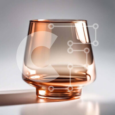 Intra Συλλεκτικό Ξύλινο Παζλ Plywood  4mm - Άδειο καφέ γυάλινο φλιτζάνι στο λευκό τραπέζι Σε Ξύλινο Κουτί - Διαστάσεις: 10x10 cm – 25 κομμάτια - Image 1