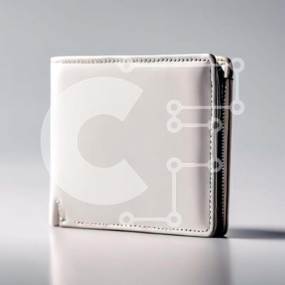 Intra Συλλεκτικό Ξύλινο Παζλ Plywood 4mm - Λευκό πορτοφόλι με ανοιχτή θήκη και τσέπες με φερμουάρ Σε Ξύλινο Κουτί - Διαστάσεις: 10x10 cm – 25 κομμάτια - Image 1