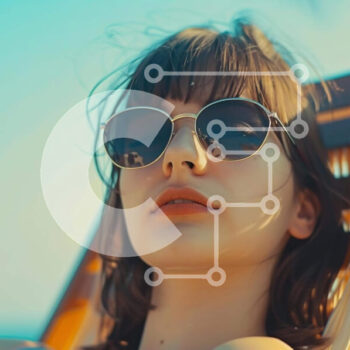 Intra Συλλεκτικό Ξύλινο Παζλ Plywood  4mm - Γυναίκα που χαλαρώνει στην καρέκλα παραλίας κοντά στη θάλασσα Σε Ξύλινο Κουτί - Διαστάσεις Puzzle: 10x10 cm – 25 κομμάτια - Image 1