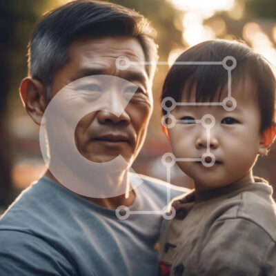 Intra Συλλεκτικό Ξύλινο Παζλ Plywood  4mm - Πατέρας και γιος απολαμβάνουν το ηλιοβασίλεμα μαζί Σε Ξύλινο Κουτί - Διαστάσεις Puzzle: 10x10 cm – 25 κομμάτια - Image 1