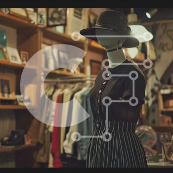 Intra Συλλεκτικό Ξύλινο Παζλ Plywood  4mm - Μανεκέν σε ένα άδειο κατάστημα Σε Ξύλινο Κουτί - Διαστάσεις Puzzle: 10x10 cm – 25 κομμάτια - Image 1