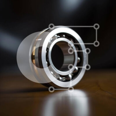 Intra Συλλεκτικό Ξύλινο Παζλ Plywood 4mm - Ρουλεμάν από ανοξείδωτο χάλυβα σε ημιτελές ξύλινο τραπέζι Σε Ξύλινο Κουτί - Διαστάσεις Puzzle: 10x10 cm – 25 κομμάτια - Image 1