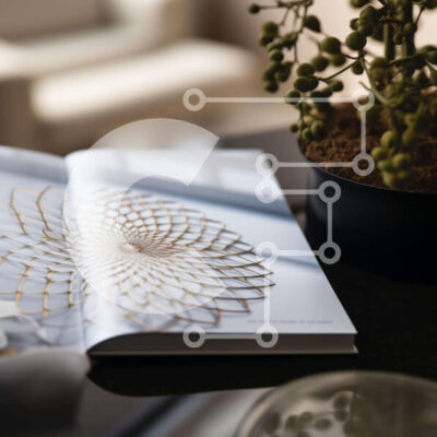 Intra Συλλεκτικό Ξύλινο Παζλ Plywood  4mm - Ανοιχτό βιβλίο με κυκλικό σχέδιο Σε Ξύλινο Κουτί - Διαστάσεις Puzzle: 10x10 cm – 25 κομμάτια - Image 1