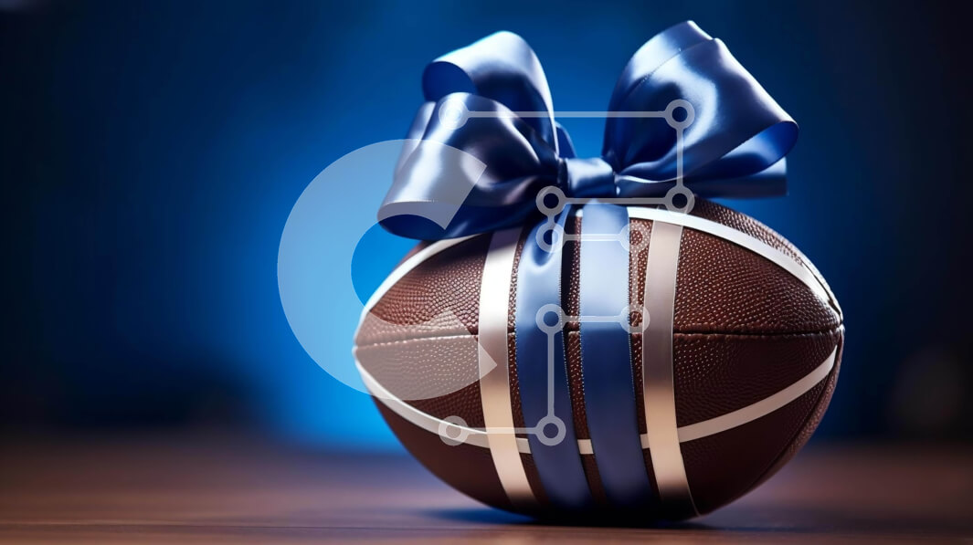 Intra Συλλεκτικό Ξύλινο Παζλ Plywood  4mm - Δώρο μπάλα ποδοσφαίρου με μπλε κορδέλα Σε Ξύλινο Κουτί - Διαστάσεις Puzzle: 10x10 cm – 25 κομμάτια