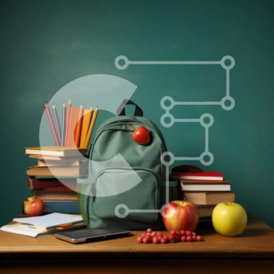 Intra Συλλεκτικό Ξύλινο Παζλ Plywood  4mm - Σακίδιο πλάτης και σχολικά είδη Σε Ξύλινο Κουτί - Διαστάσεις Puzzle: 10x10 cm – 25 κομμάτια - Image 1