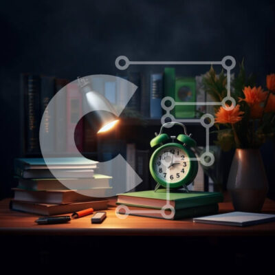 Intra Συλλεκτικό Ξύλινο Παζλ Plywood  4mm - Γραφείο με βιβλία, ξυπνητήρι, λουλούδια και λάμπα Σε Ξύλινο Κουτί - Διαστάσεις Puzzle: 10x10 cm – 25 κομμάτια - Image 1