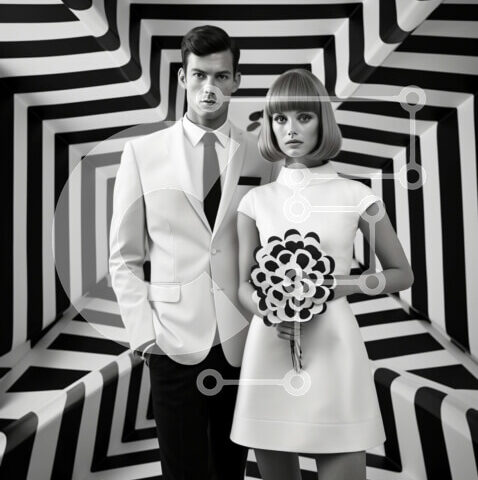 Intra Συλλεκτικό Ξύλινο Παζλ Plywood 4mm - Ασπρόμαυρη φωτογράφηση γάμου ή αρραβώνων Σε Ξύλινο Κουτί - Διαστάσεις Puzzle: 10x10 cm – 25 κομμάτια - Image 1