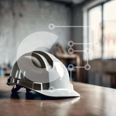 Intra Συλλεκτικό Ξύλινο Παζλ Plywood  4mm - Λευκό σκληρό καπέλο σε ξύλινο τραπέζι Σε Ξύλινο Κουτί - Διαστάσεις Puzzle: 10x10 cm – 25 κομμάτια - Image 1