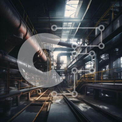 Intra Συλλεκτικό Ξύλινο Παζλ Plywood 4mm - Βιομηχανικό κτίριο με σωλήνες και γραμμές τρένου Σε Ξύλινο Κουτί - Διαστάσεις Puzzle: 10x10 cm – 25 κομμάτια - Image 1