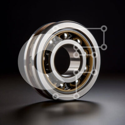 Intra Συλλεκτικό Ξύλινο Παζλ Plywood 4mm - Ρουλεμάν από ανοξείδωτο χάλυβα σε βιομηχανικό περιβάλλον Σε Ξύλινο Κουτί - Διαστάσεις Puzzle: 10x10 cm – 25 κομμάτια - Image 1