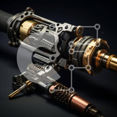 Intra Συλλεκτικό Ξύλινο Παζλ Plywood  4mm - Λεπτομερές μεταλλικό πιστόλι με βίδες και παξιμάδια Σε Ξύλινο Κουτί - Διαστάσεις: 10x10 cm – 25 κομμάτια - Image 1