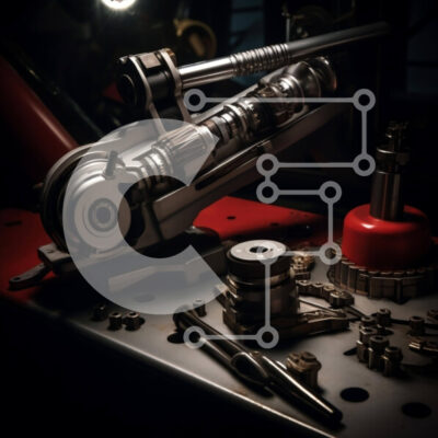 Intra Συλλεκτικό Ξύλινο Παζλ Plywood  4mm - Τραπέζι Μηχανικού με Εργαλεία και Λαμπτήρες Σε Ξύλινο Κουτί - Διαστάσεις Puzzle: 10x10 cm – 25 κομμάτια - Image 1