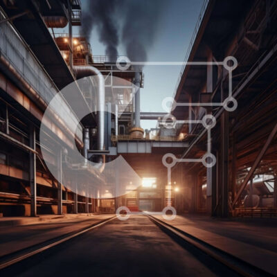 Intra Συλλεκτικό Ξύλινο Παζλ Plywood  4mm - Μεγάλο Βιομηχανικό Κτίριο με Εκπομπές Καπνού Σε Ξύλινο Κουτί - Διαστάσεις Puzzle: 10x10 cm – 25 κομμάτια - Image 1