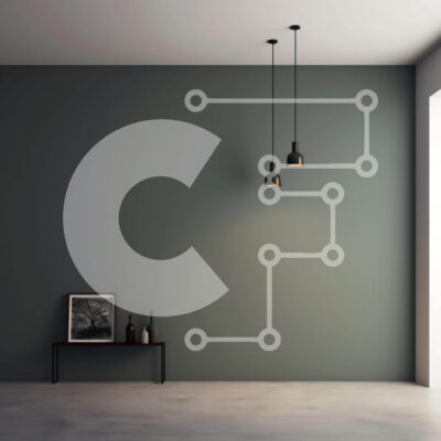 Intra Συλλεκτικό Ξύλινο Παζλ Plywood  4mm - Άδειο δωμάτιο με πράσινο τοίχο και κρεμαστά φωτιστικά Σε Ξύλινο Κουτί - Διαστάσεις Puzzle: 10x10 cm – 25 κομμάτια - Image 1