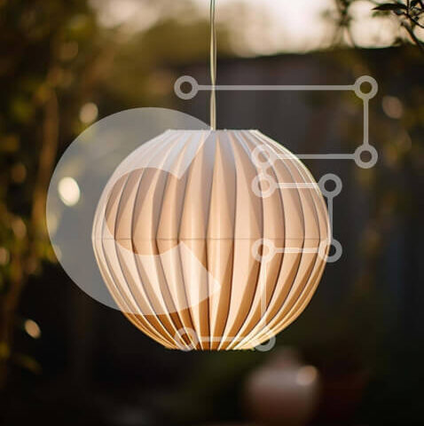 Intra Συλλεκτικό Ξύλινο Παζλ Plywood  4mm - Φωτιστικό Λευκής Βίβλου σε εξωτερικό χώρο Σε Ξύλινο Κουτί - Διαστάσεις Puzzle: 10x10 cm – 25 κομμάτια - Image 1