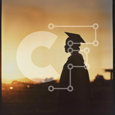 Intra Συλλεκτικό Ξύλινο Παζλ Plywood  4mm - Σιλουέτα ενός ατόμου στην τελετή αποφοίτησης Σε Ξύλινο Κουτί - Διαστάσεις Puzzle: 10x10 cm – 25 κομμάτια - Image 1