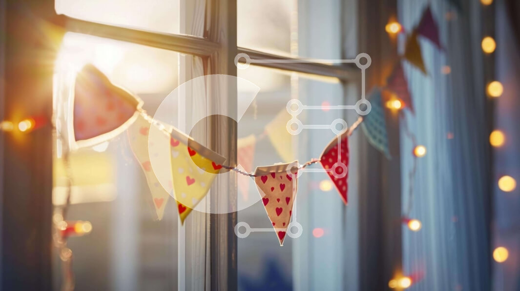 Intra Συλλεκτικό Ξύλινο Παζλ Plywood  4mm - Πολύχρωμα κουμπιά και φωτάκια διακόσμηση Σε Ξύλινο Κουτί - Διαστάσεις Puzzle: 10x10 cm – 25 κομμάτια