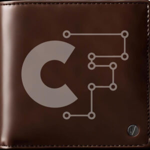 Intra Συλλεκτικό Ξύλινο Παζλ Plywood  4mm - Καφέ δερμάτινο πορτοφόλι για πιστωτικές κάρτες και μετρητά Σε Ξύλινο Κουτί - Διαστάσεις: 10x10 cm – 25 κομμάτια