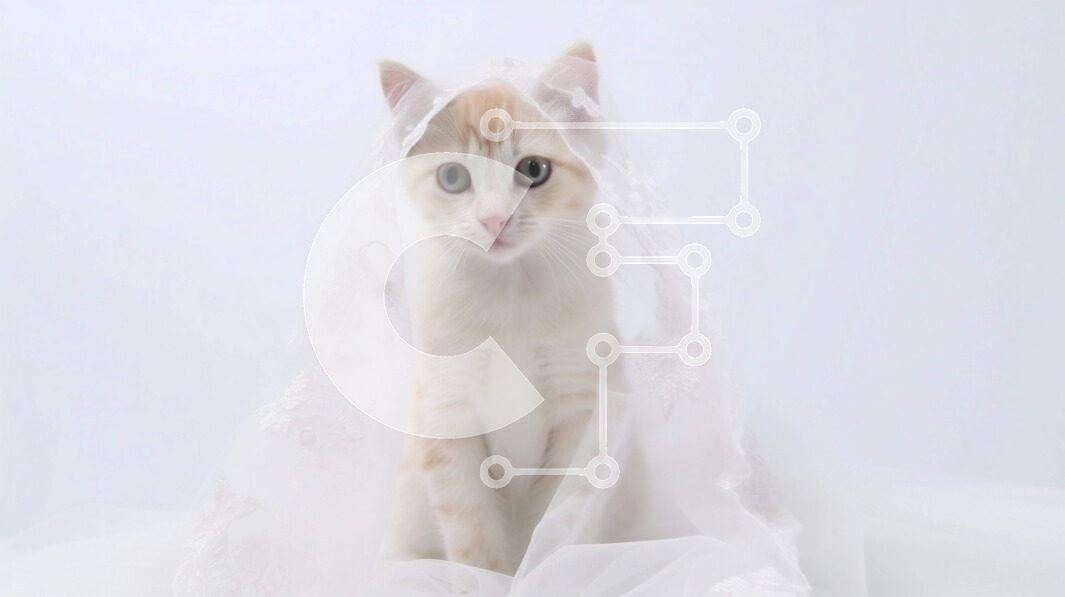 Intra Συλλεκτικό Ξύλινο Παζλ Plywood  4mm - Περίεργη πορτοκαλί γάτα καλυμμένη με λευκό ύφασμα κοιτώντας ψηλά Σε Ξύλινο Κουτί - Διαστάσεις: 10x10 cm – 25 κομμάτια