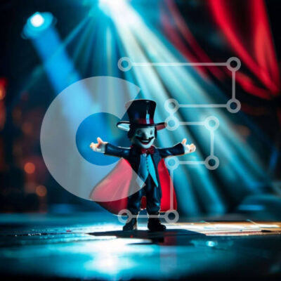 Intra Συλλεκτικό Ξύλινο Παζλ Plywood  4mm - Απόδοση φιγούρας παιχνιδιού κάτω από φωτεινούς προβολείς Σε Ξύλινο Κουτί - Διαστάσεις Puzzle: 10x10 cm – 25 κομμάτια - Image 1