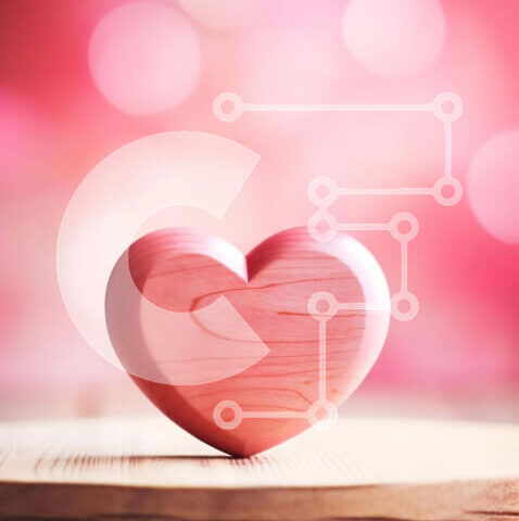 Intra Συλλεκτικό Ξύλινο Παζλ Plywood 4mm - Ξύλινο παιχνίδι σε σχήμα καρδιάς Σε Ξύλινο Κουτί - Διαστάσεις Puzzle: 10x10 cm – 25 κομμάτια - Image 1