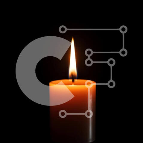 Intra Συλλεκτικό Ξύλινο Παζλ Plywood 4mm - Μονό αναμμένο κερί στο σκοτάδι Σε Ξύλινο Κουτί - Διαστάσεις Puzzle: 10x10 cm – 25 κομμάτια - Image 1