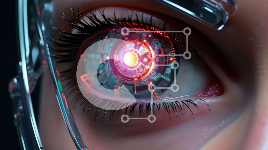 Intra Συλλεκτικό Ξύλινο Παζλ Plywood  4mm - Γυναικείο μάτι καλυμμένο με προστατευτικό εξοπλισμό Σε Ξύλινο Κουτί - Διαστάσεις Puzzle: 10x10 cm – 25 κομμάτια