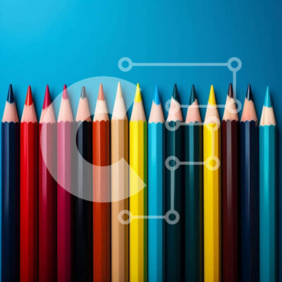 Intra Συλλεκτικό Ξύλινο Παζλ Plywood  4mm - Σειρά από χρωματιστά μολύβια Σε Ξύλινο Κουτί - Διαστάσεις Puzzle: 10x10 cm – 25 κομμάτια - Image 1